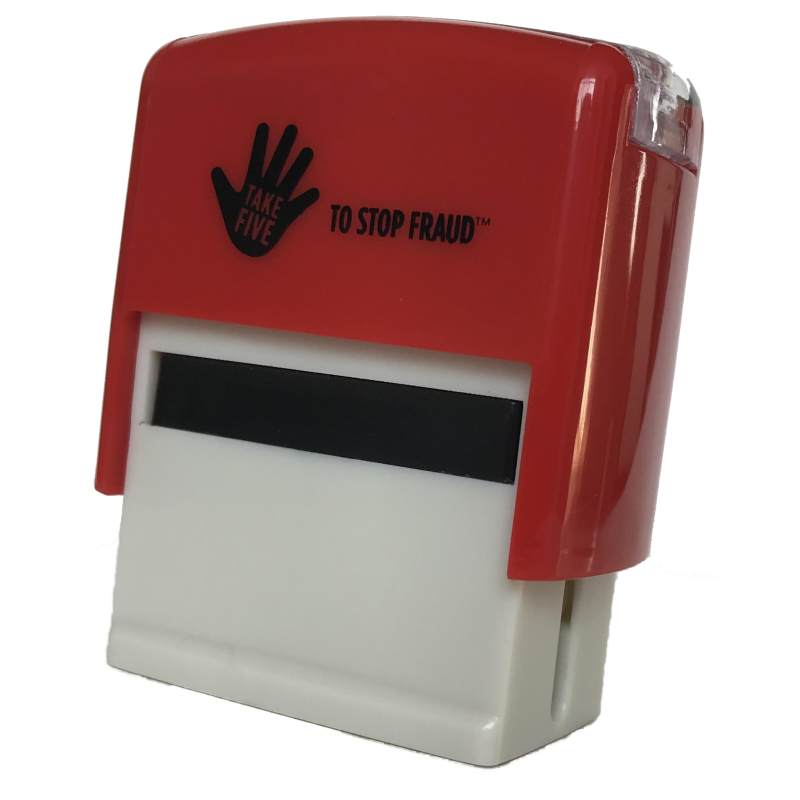 TAKE 5 Address Blocking Ink Stamps