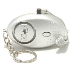 Metallic Mini Key Ring Torch Alarm
