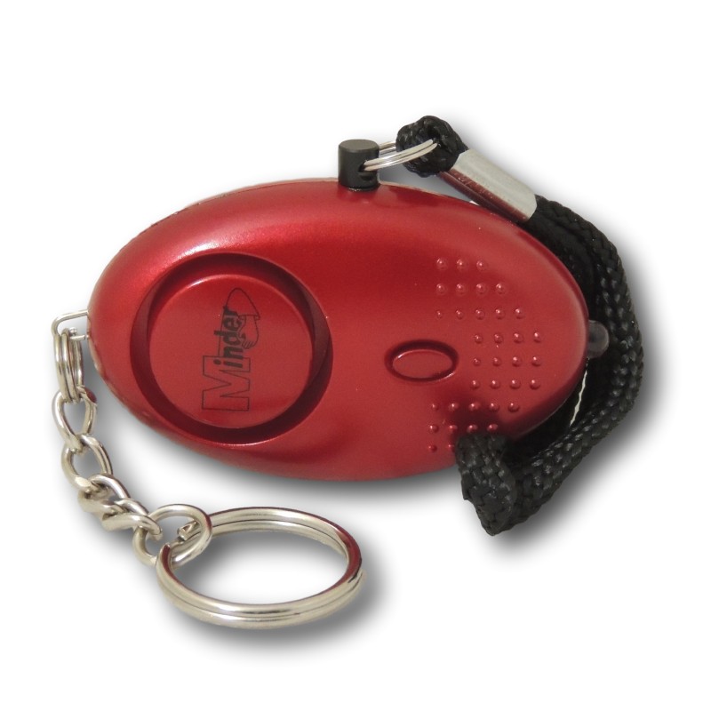 Metallic Mini Key Ring Torch Alarm