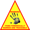 Anti Tamper Forensically Marked Sticker