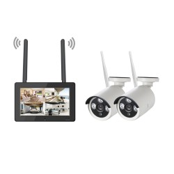 7” TOUCH SCREEN HD LCD/NVR SYSTEM WITH 2 x WIRELESS CAMERA’S.