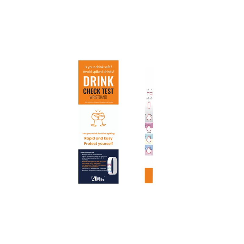 Drink Minder Anti-Spiking Drug Testing Strip (10 Pack)
